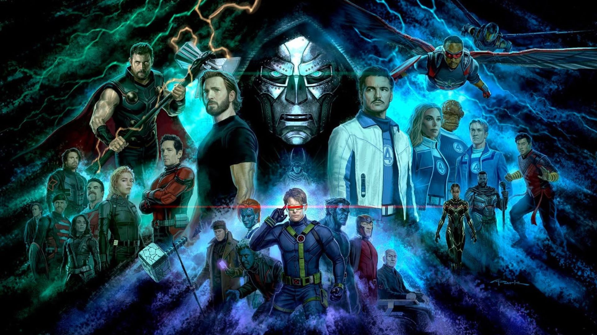 Heróis se reúnem contra o Doutor Destino no trailer oficial de ‘Vingadores 5’