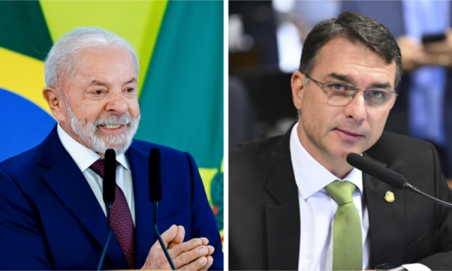 Lula e Flávio Bolsonaro tem empate técnico no 2º turno, mostra pesquisa AtlasIntel 