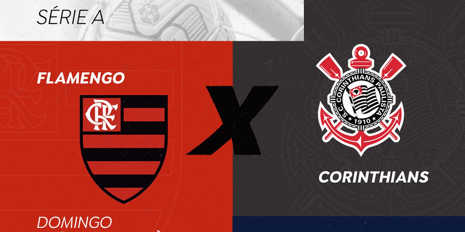 Clássico das multidões: tem Flamengo x Corinthians neste domingo