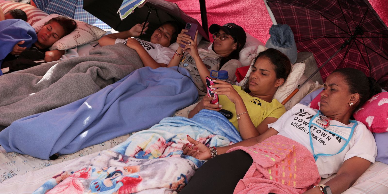 Familiares de presos políticos e a greve de fome 