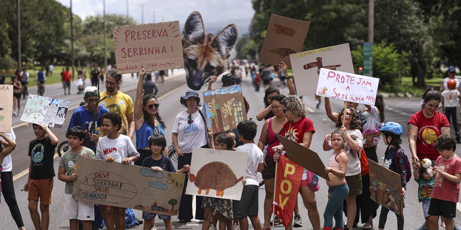Protesto pede retirada de área ambiental do projeto de socorro ao BRB