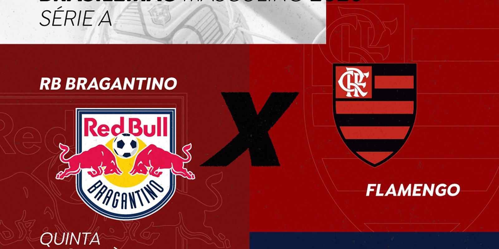 Tem Bragantino x Flamengo pelo Brasileirão, nesta quinta