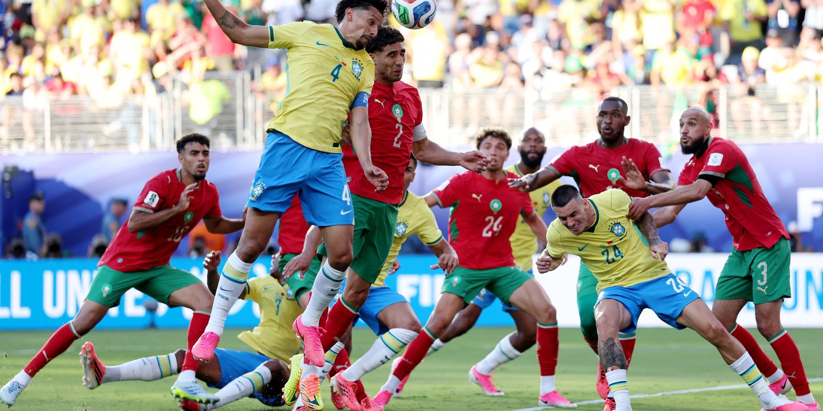 Brasil joga mal, sofre contra seleção de Marrocos e estreia apenas com empate na Copa do Mundo